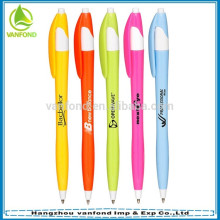 2015 chaud vente OEM promotionnels stylos en plastique avec logo imprimé